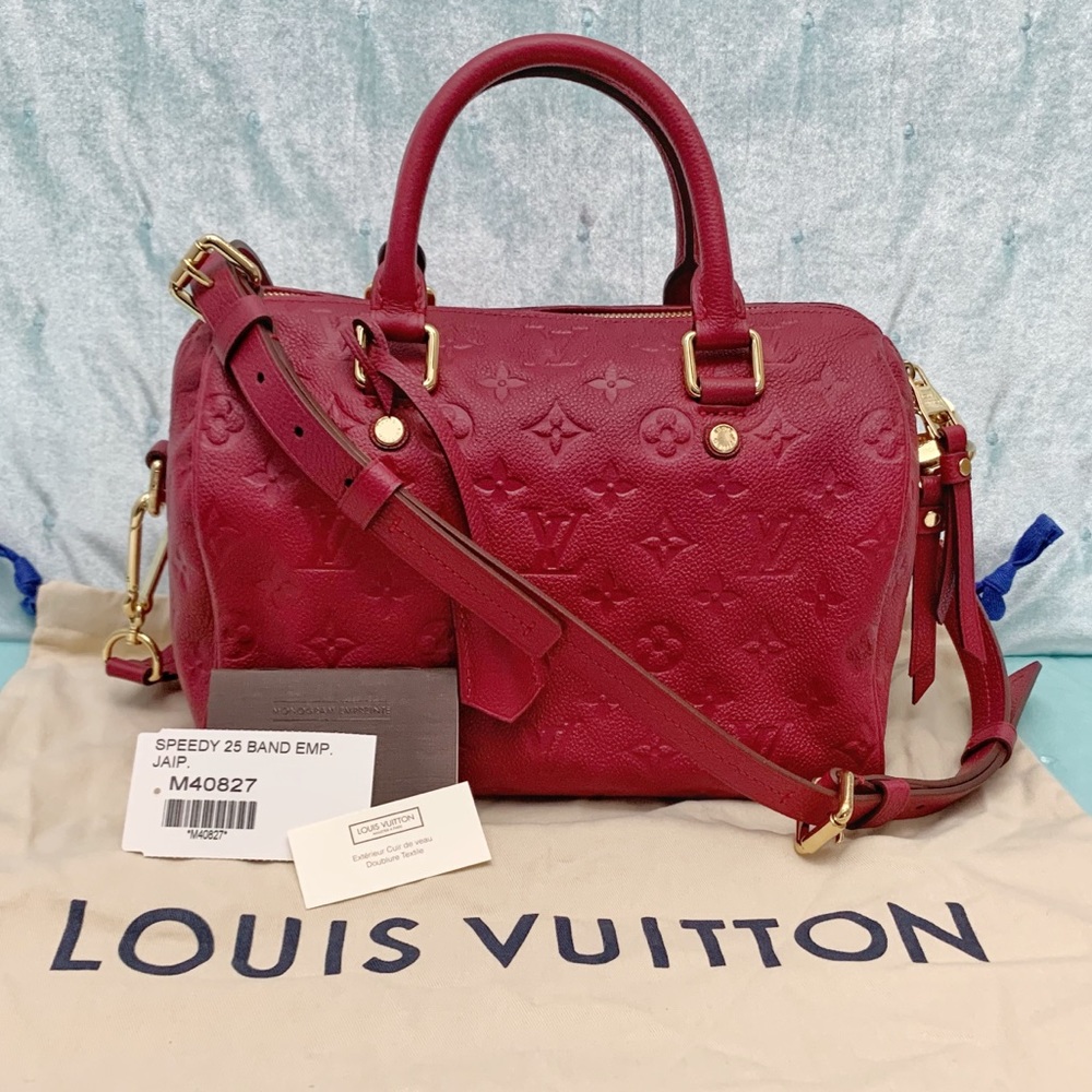 LOUIS VUITTON Empreinte Speedy 25 Bandouliere